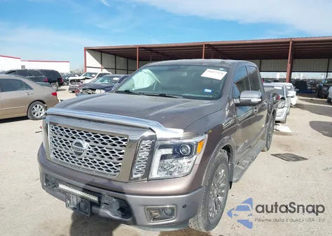 2018 Nissan Titan Platinum Reserve from USA, damaged, VIN 1N6AA1E61JN548854